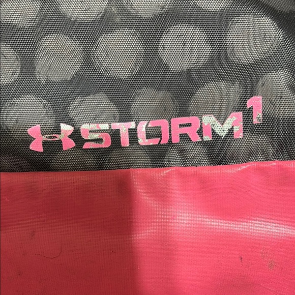 Under Armour Black and Pink Storm Backpack - Picture 2 of 3